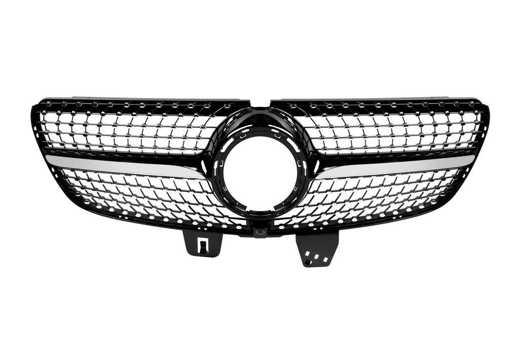 AUTOLUX Хром/црна дијамантна  решетка за Mercedes V Class W447 2020-2023