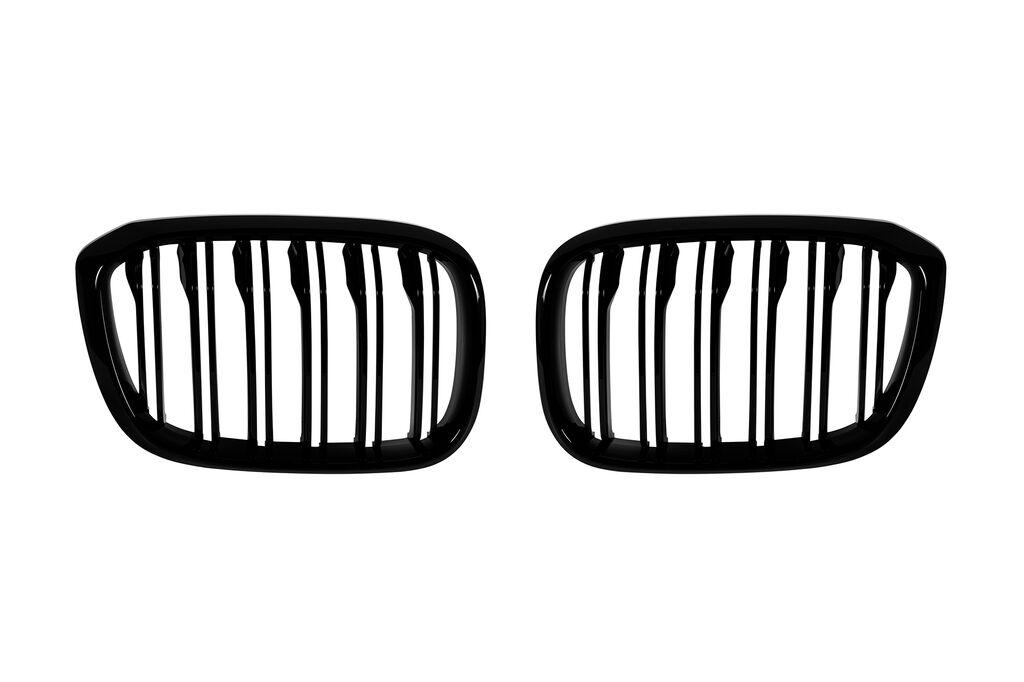 AUTOLUX Бубрези со  двојни  ребра црн лак за BMW X3 G01, X4 G02 2017-2021