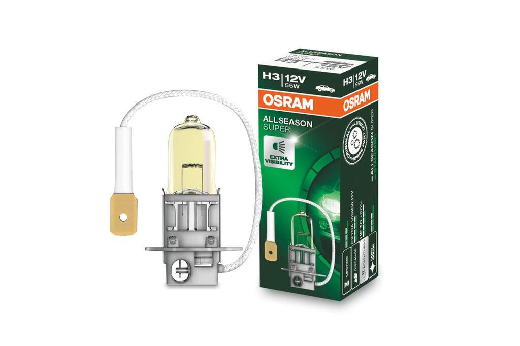 OSRAM Халогенска сијалица Osram H3 AllSEASON Super 12V, 55W, PK22S, 1 бр.