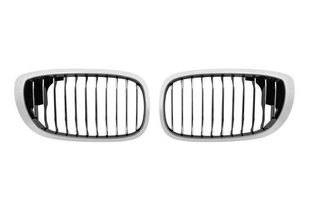 AUTOLUX Бубрези хром/црни за BMW серија 3 E46 купе/кабрио 2003-2006