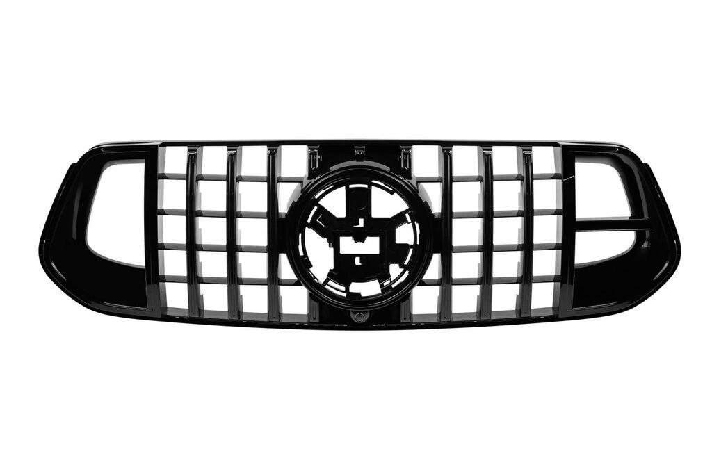 AUTOLUX Црн лак решетка тип Brabus за преден GLE63 браник на Mercedes GLE W167, GLE Coupe C167