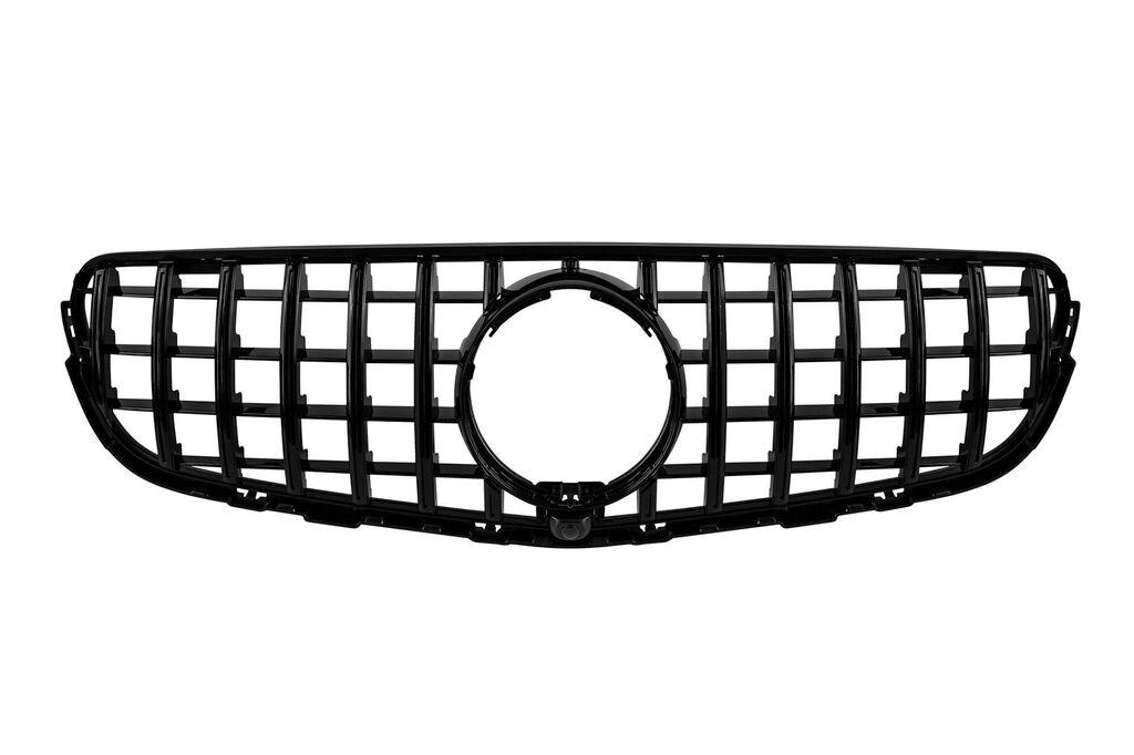 AUTOLUX Црн лак решетка тип GT за Mercedes GLC SUV X253, GLC купе C253 2015-2018