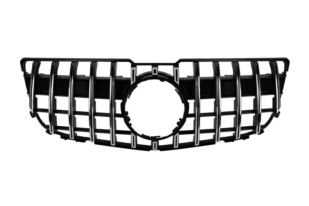 AUTOLUX Хром/црна решетка тип GT за Mercedes GLK X204 2013-2015