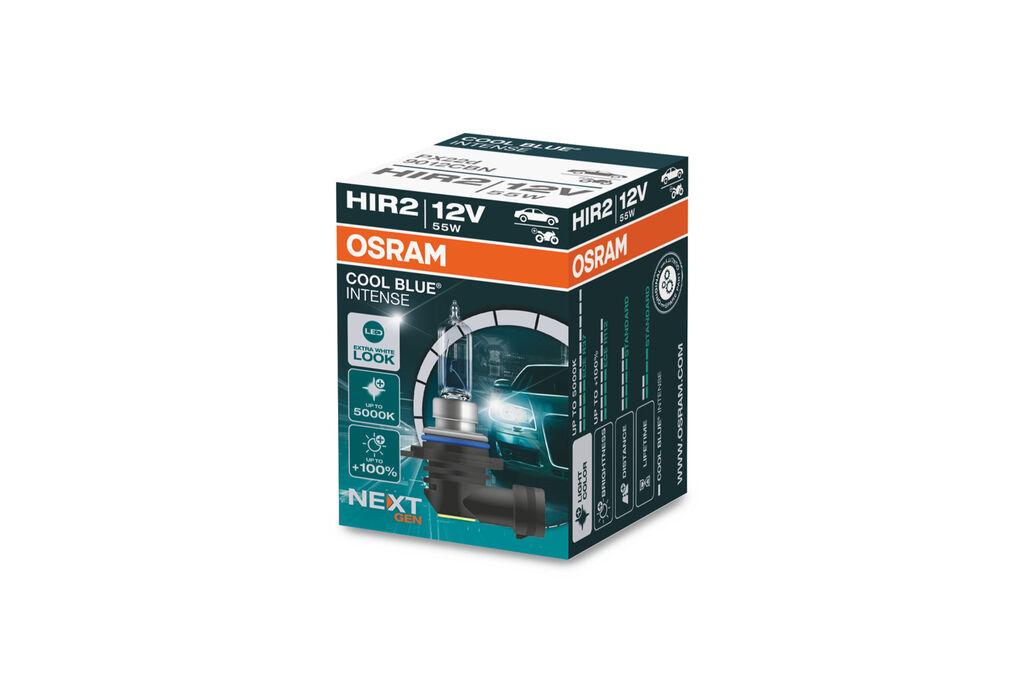 OSRAM Халогенска сијалица Osram HIR2 Cool Blue Intense Next Gen 12V,55W, PX22d, 5000K, 1875lm