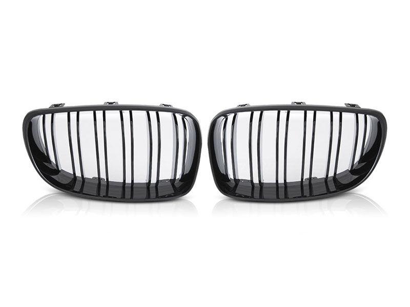 AUTOLUX Бубрези со  двојни  ребра црн лак за BMW серија 1 E81, E82, E87, E88 2007-2011