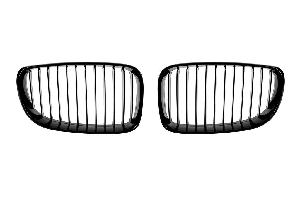 AUTOLUX Бубрези со единични ребра црн лак за BMW серија 1 E81, E82, E87, E88 2007-2011