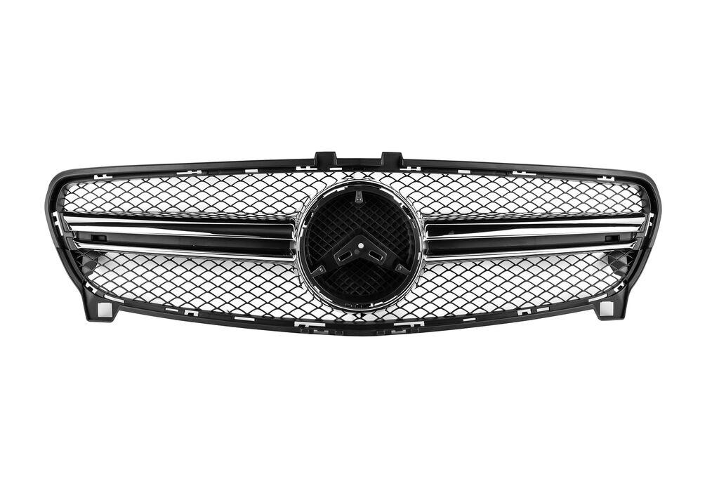 AUTOLUX Хром/црна решетка тип AMG A45 за Mercedes A класа W176 2012-2018