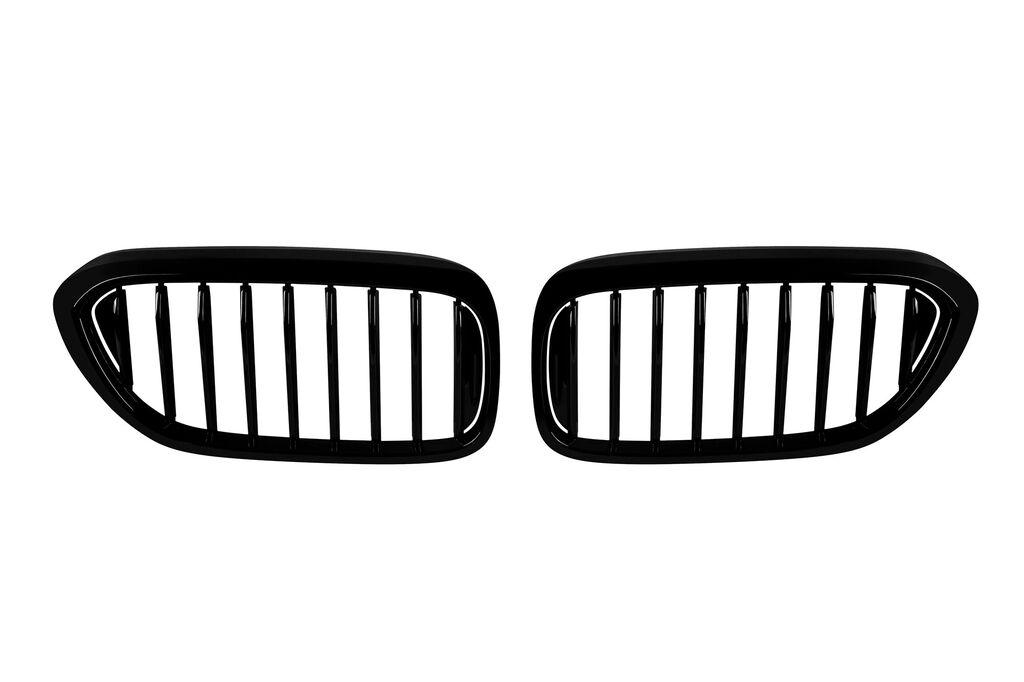 AUTOLUX Бубрези со  единични ребра црн лак за BMW серија 5 G30 седан, G31 караван 2017-2020