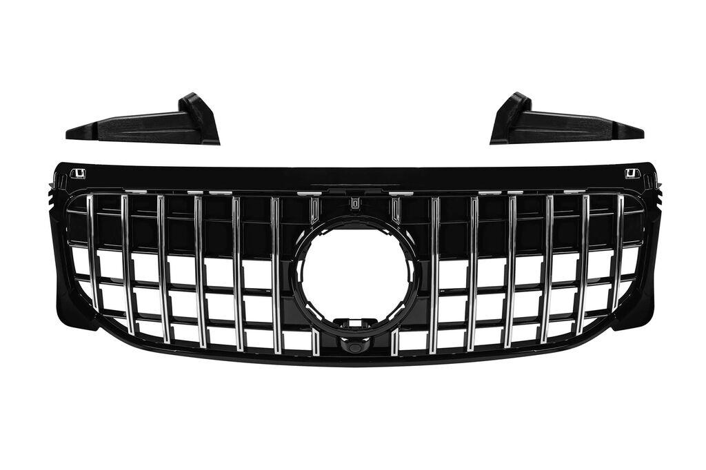 AUTOLUX Хром/црна решетка тип GT за Mercedes GLB X247 по 2020  за стандарден  браник