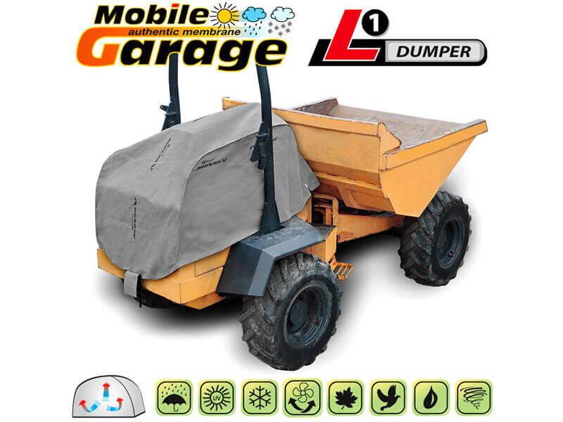 KEGEL-BLAZUSIAK Церада Kegel Серија Mobile димензија L сива за мини багер 210x120x90cm