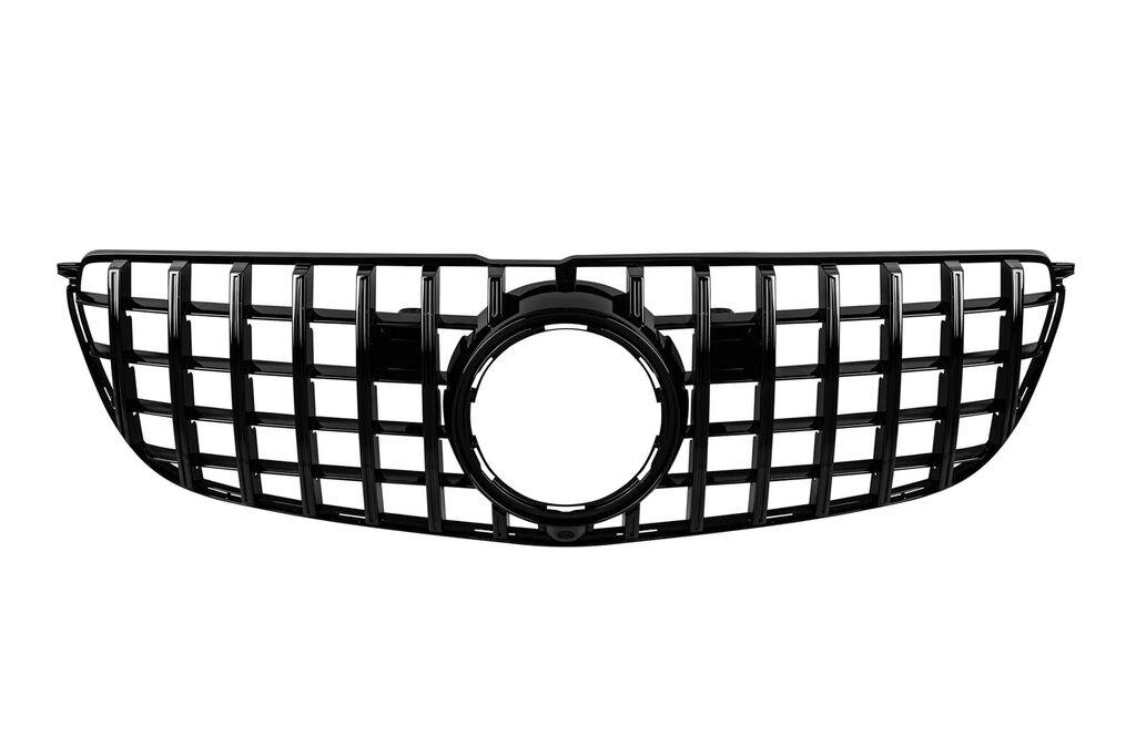 AUTOLUX Црн лак решетка тип GT за Mercedes GLS X166 2016-2019