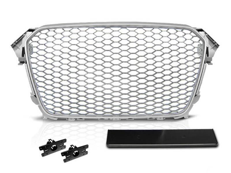 AUTOLUX Сива мат решетка тип RS за Audi A4 B8 2011-2015