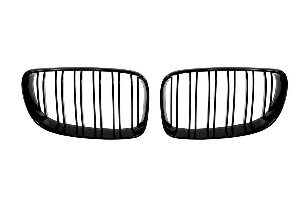 AUTOLUX Бубрези со  двојни  ребра црн лак за BMW серија 1 E81, E82, E87, E88 2007-2011