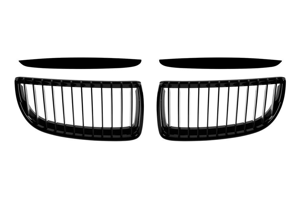 AUTOLUX Бубрези со единични ребра црн лак за BMW серија 3 E90, E91 2005-2007