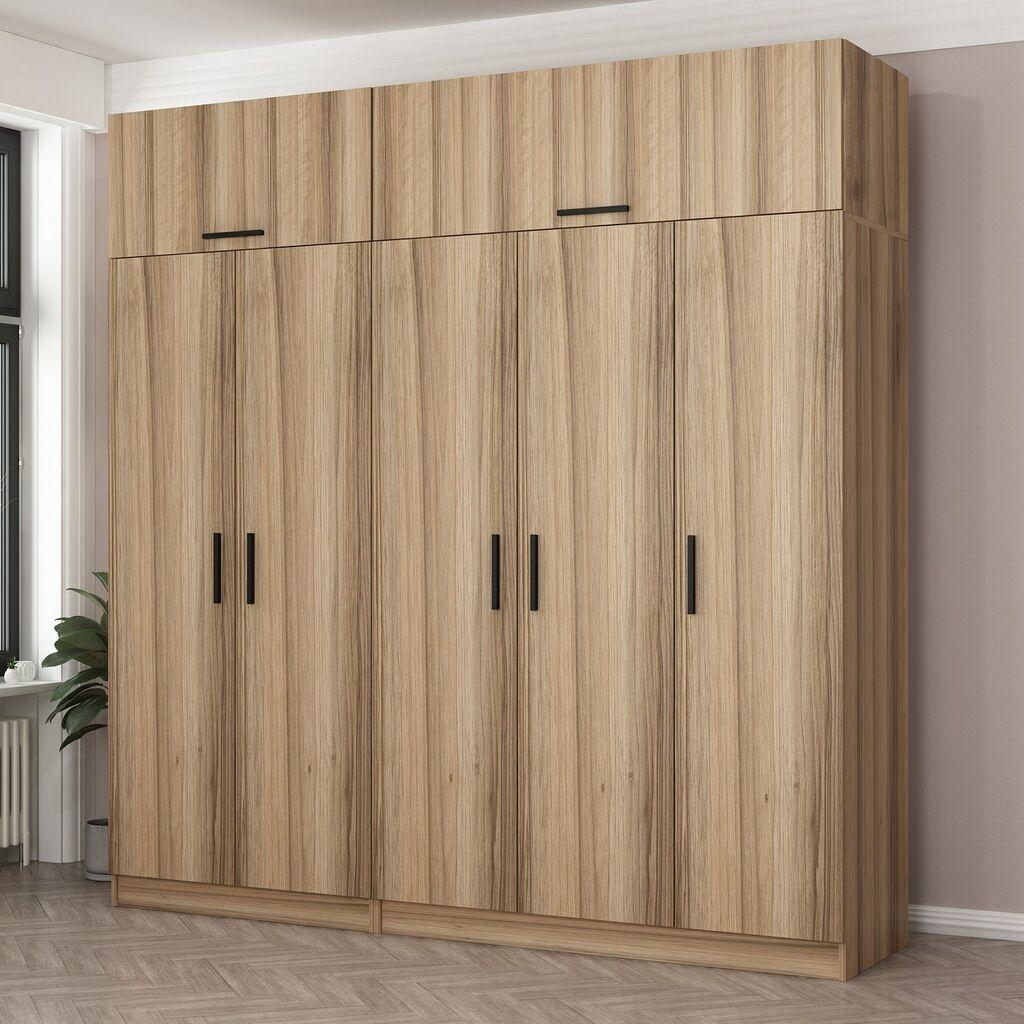 Гардеробер Hanah Home Kale-3930, 225x255x52 см, бела