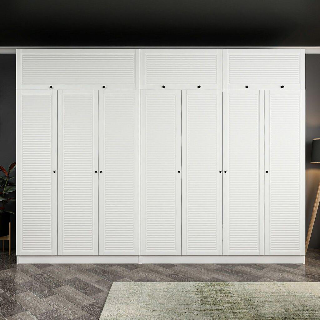 Гардеробер Hanah Home Minar Kale-8406, 315x235x52 см, бел