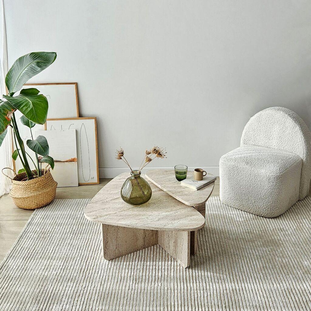 Комплет клуб маси Hanah Home Ballare, 2 парчиња, црна