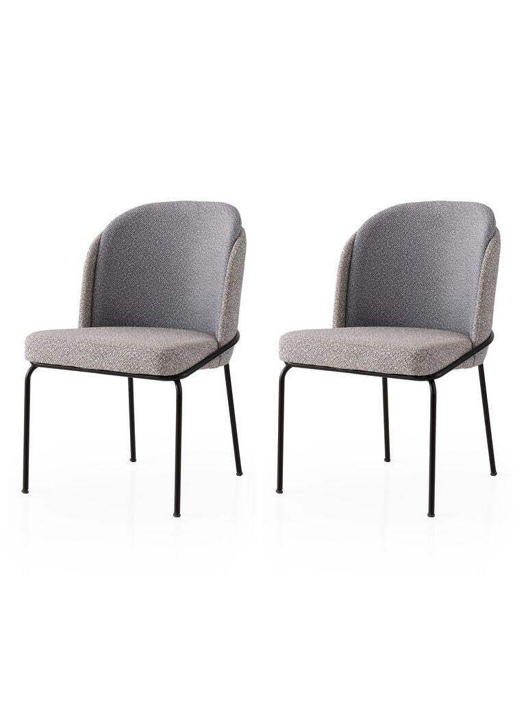 Hanah Home Комплет трпезариски столчиња Dore 175 V2, 2 парчиња, сива