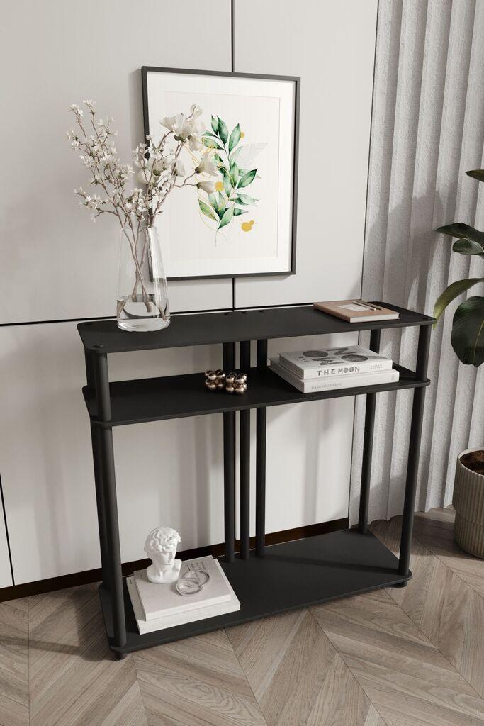 Комода Hanah Home Garcia, 90x30x84 см, црна