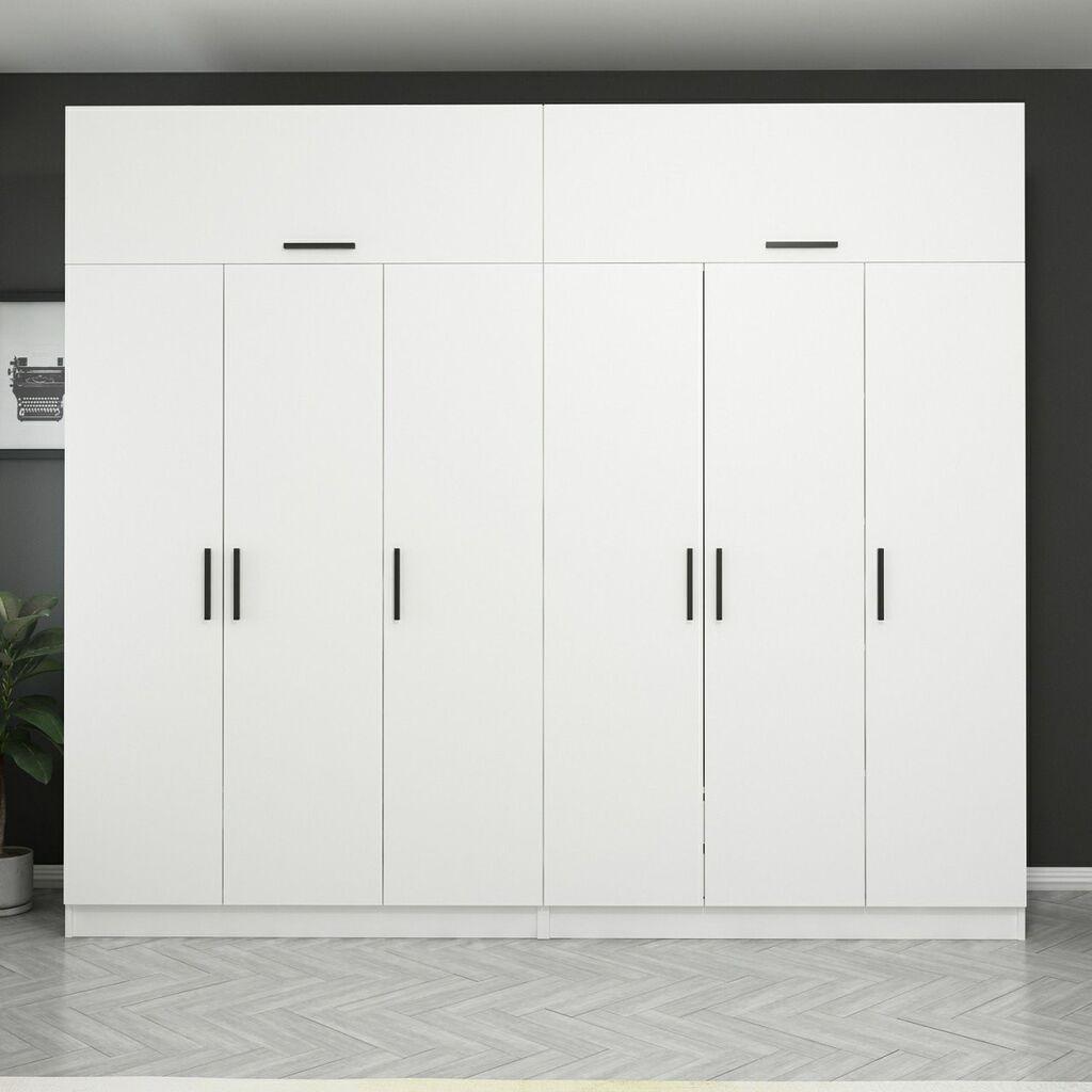 Гардеробер Hanah Home Kale-3087, 270x235x52 см, бела