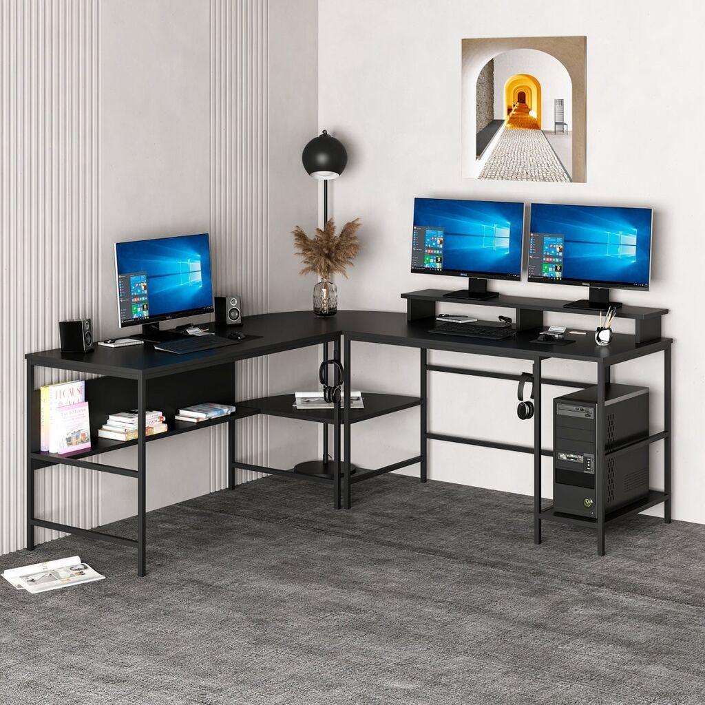 Аголна маса Hanah Home Greta Matte-7042, црна