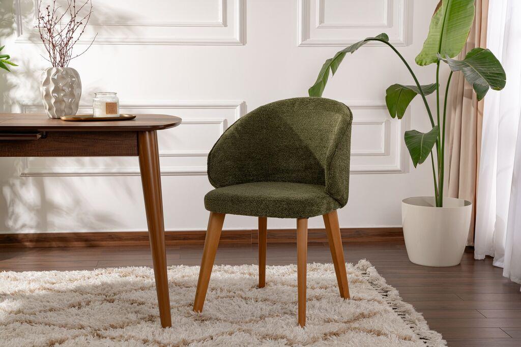 Hanah Home Комплет трпезариски столчиња Bentley, 2 парчиња, зелена