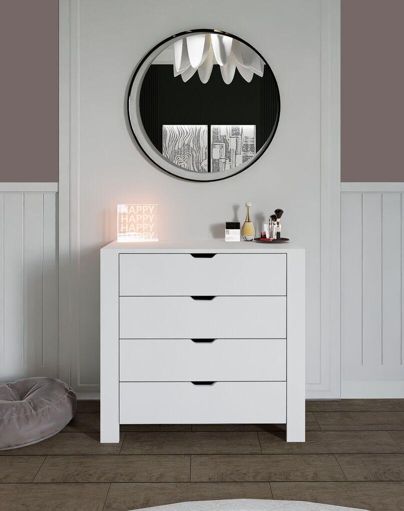 Комода Hanah Home Duru 1600-31, 90x85x42 см, бела