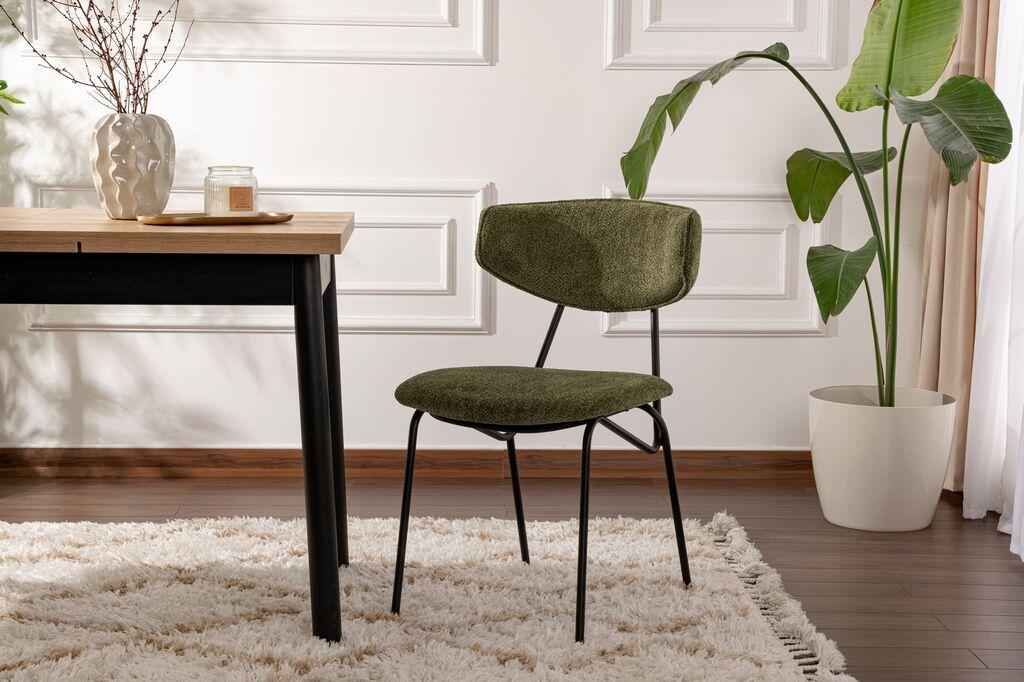Комплет трпезариски столчиња Hanah Home Nancy, 2 парчиња, беж боја