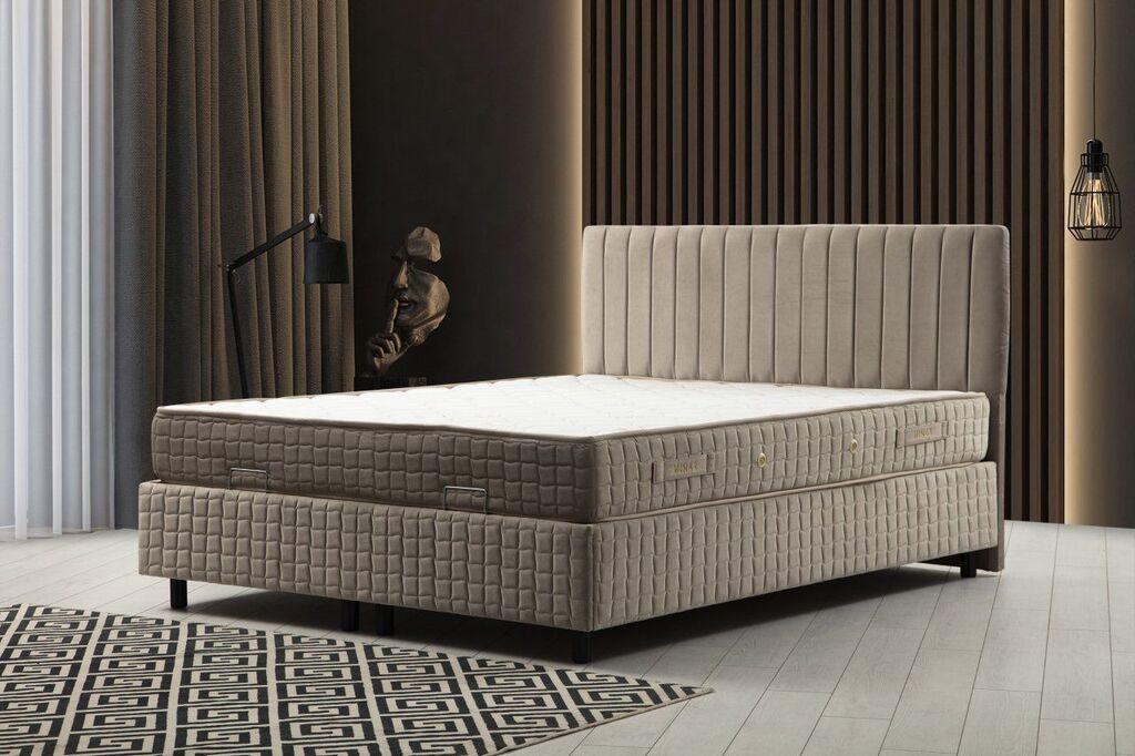 Француски кревет Hanah Home Sapphire, 140x114x200 см, кафеав