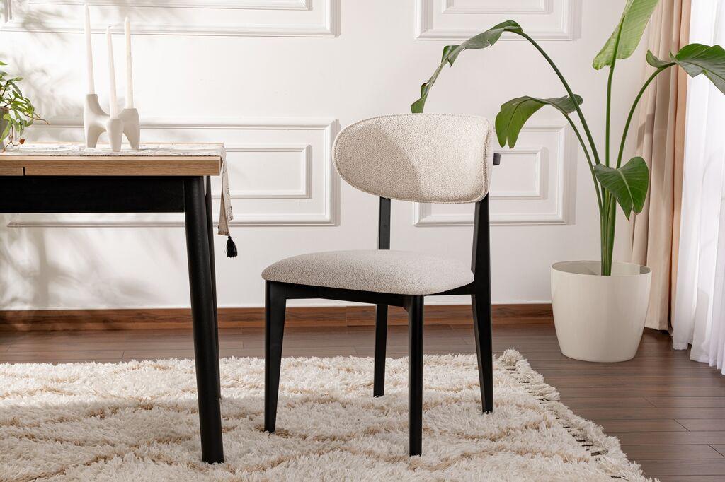 Комплет трпезариски столчиња Hanah Home Lionte, 2 парчиња, бели