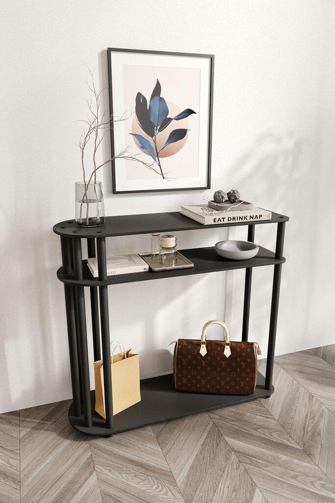 Комода Hanah Home Caprio, 90x30x84 см, црна