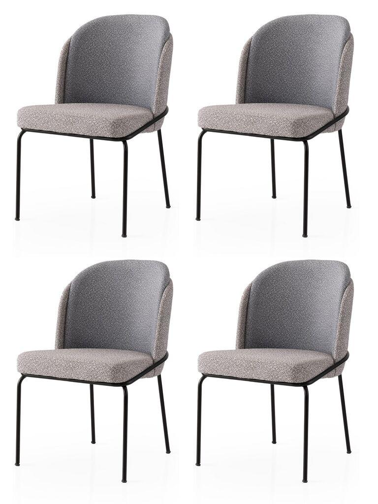 Hanah Home Комплет трпезариски столчиња Dore 175 V4, 4 парчиња, сива