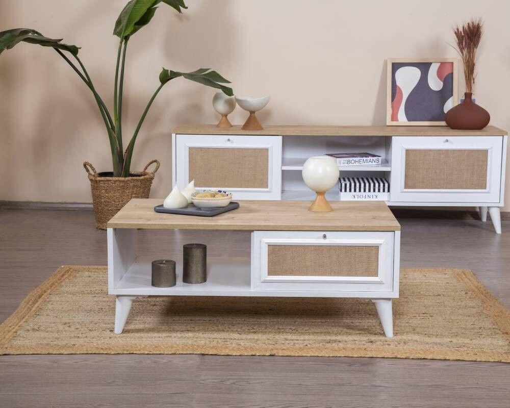 Држач за маса Hanah Home Club, 55x100x45 см, беж