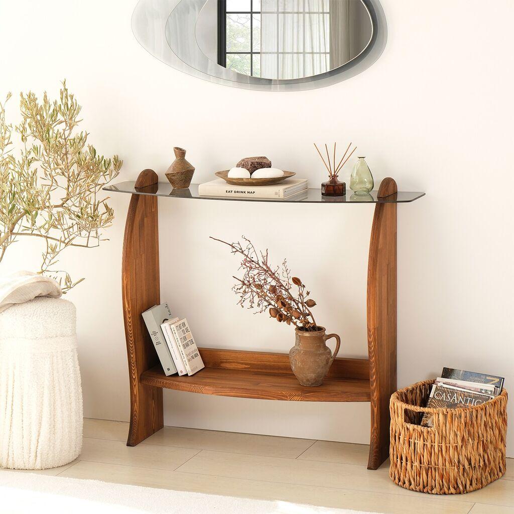 Комода Hanah Home Surf, 106x90x30 см, боја на костен