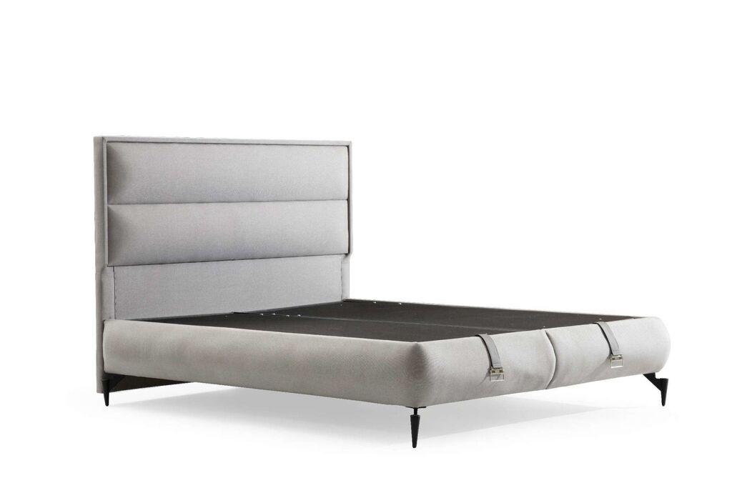 Рамка за кревет Hanah Home Fresh, 120x122x200 см, сива