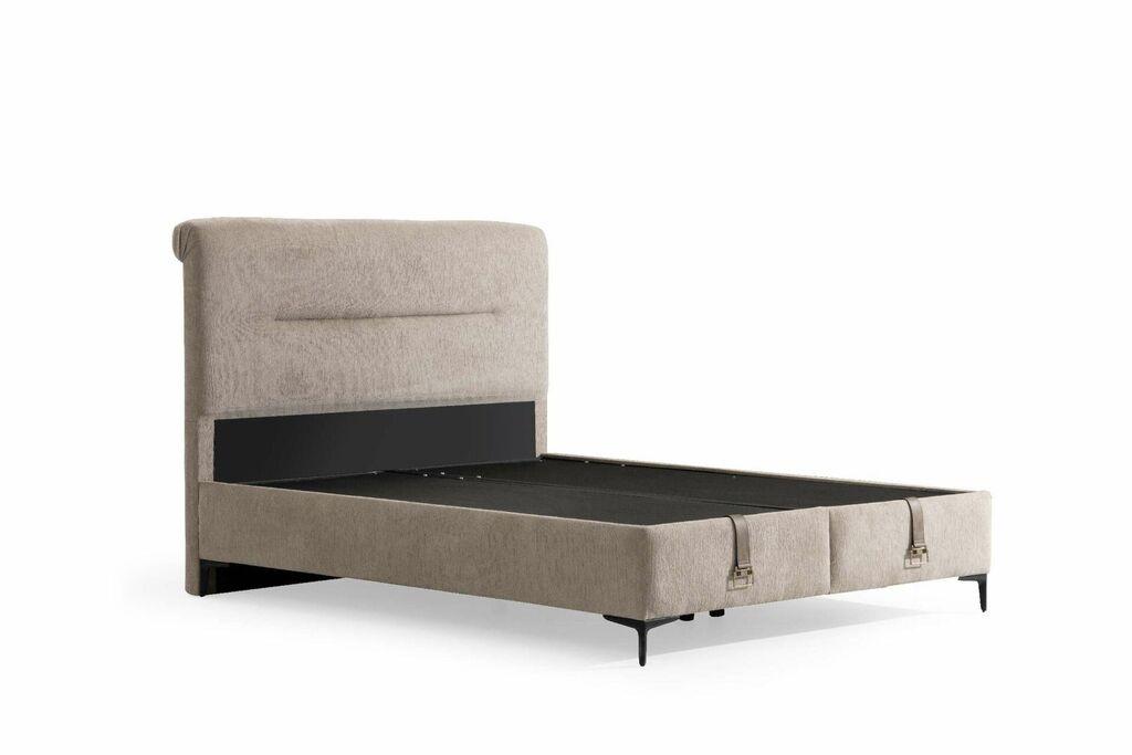 Рамка за кревет Hanah Home Mia, 140x122x200 см, крем