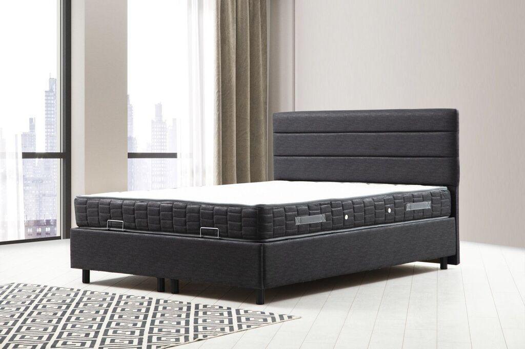 Француски кревет Hanah Home Motya, 160x114x200 см, Антрацит