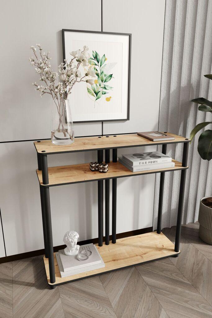 Комода Hanah Home Garcia, 90x30x84 см, боја на даб