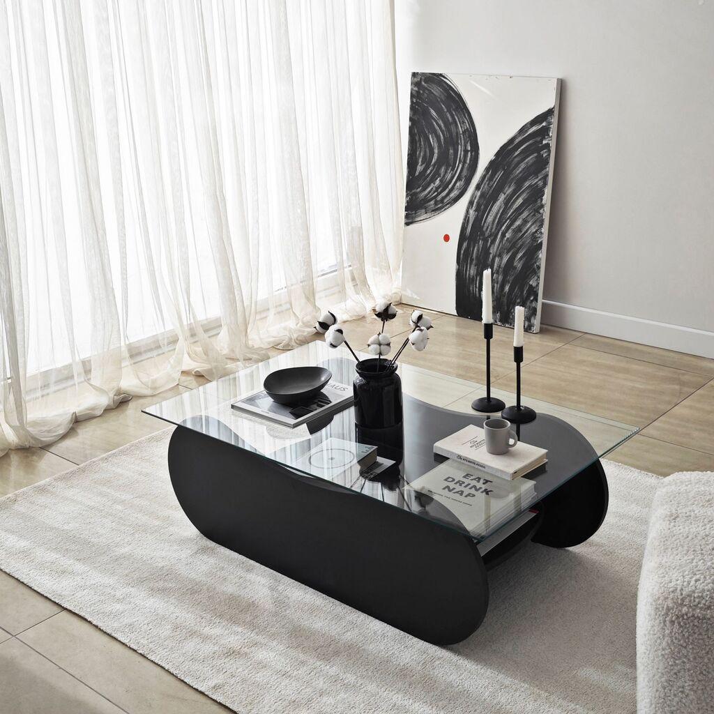 Маса Hanah Home Club Brise, 105x35x65 см, црна