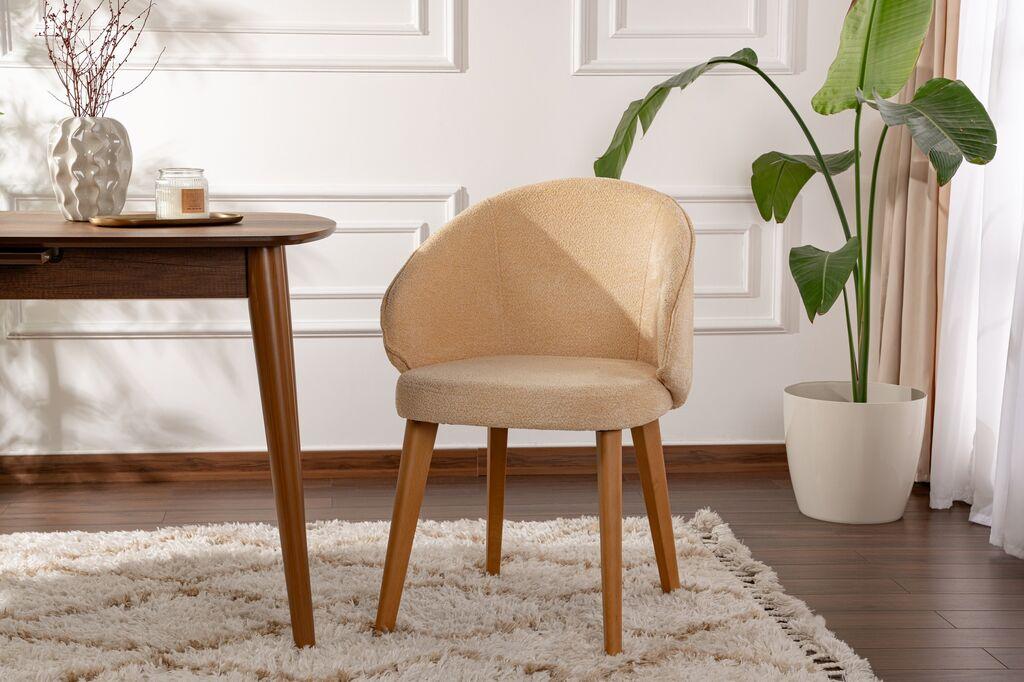 Hanah Home Комплет трпезариски столчиња Bentley, 2 парчиња, беж боја