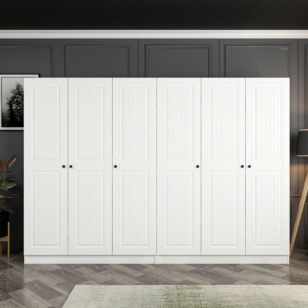 Гардеробер Hanah Home Kale-4011, 270x190x52 см, бела