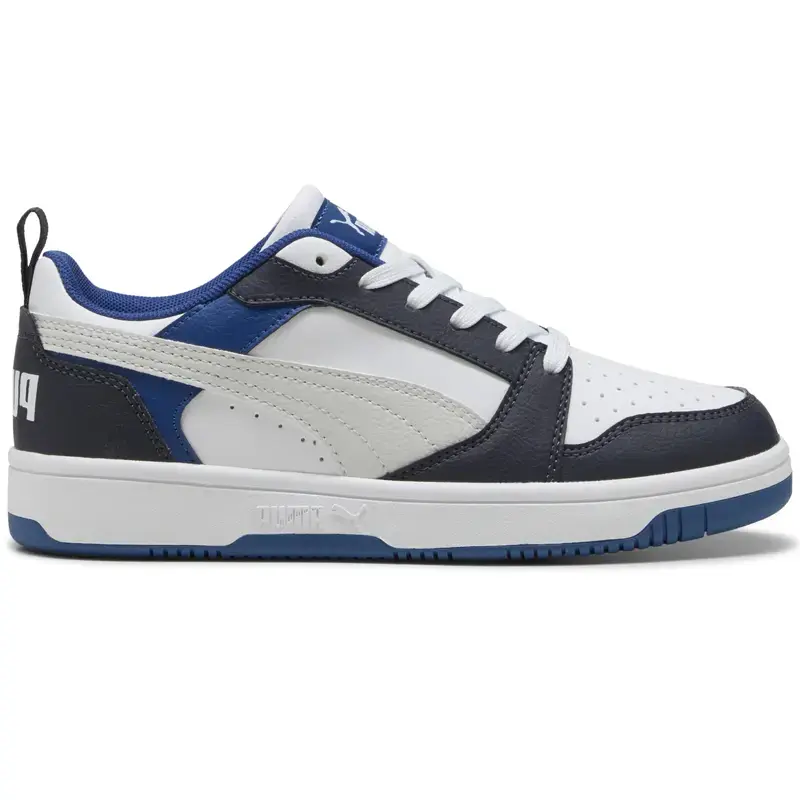 Пума машки Puma Rebound V6 Lo Jr, Teget-бели, маички со бела боја
