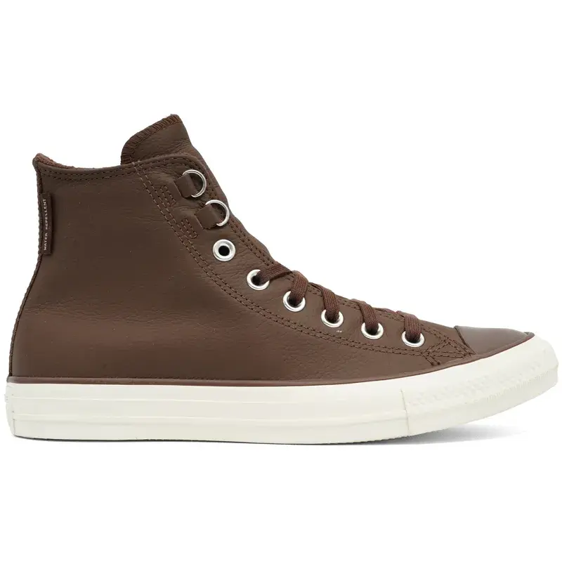 Женски патики Converse Chuck Taylor All Star од кожа, кафеави