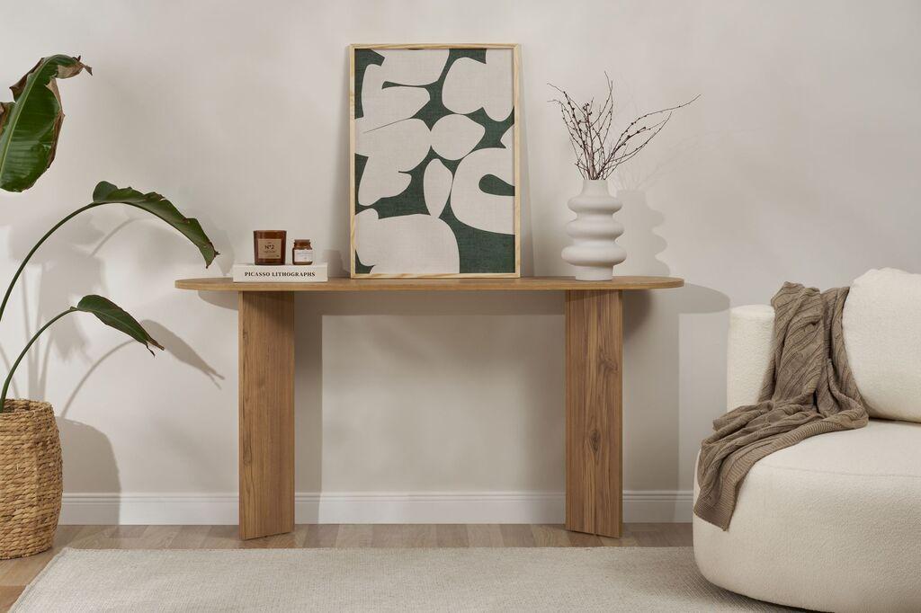 Hanah Home Console Cheese, 75x35x150 см, црна