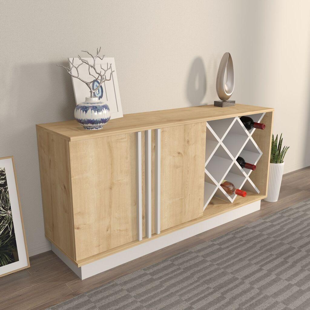 Комода Hanah Home Luna, 70x40x148 см, боја на даб