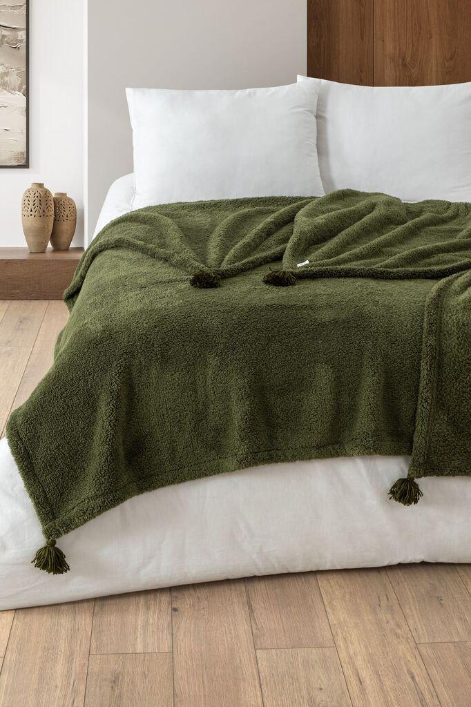 L'essentiel Maison Blanket Puffy, 200x220 cm, крем