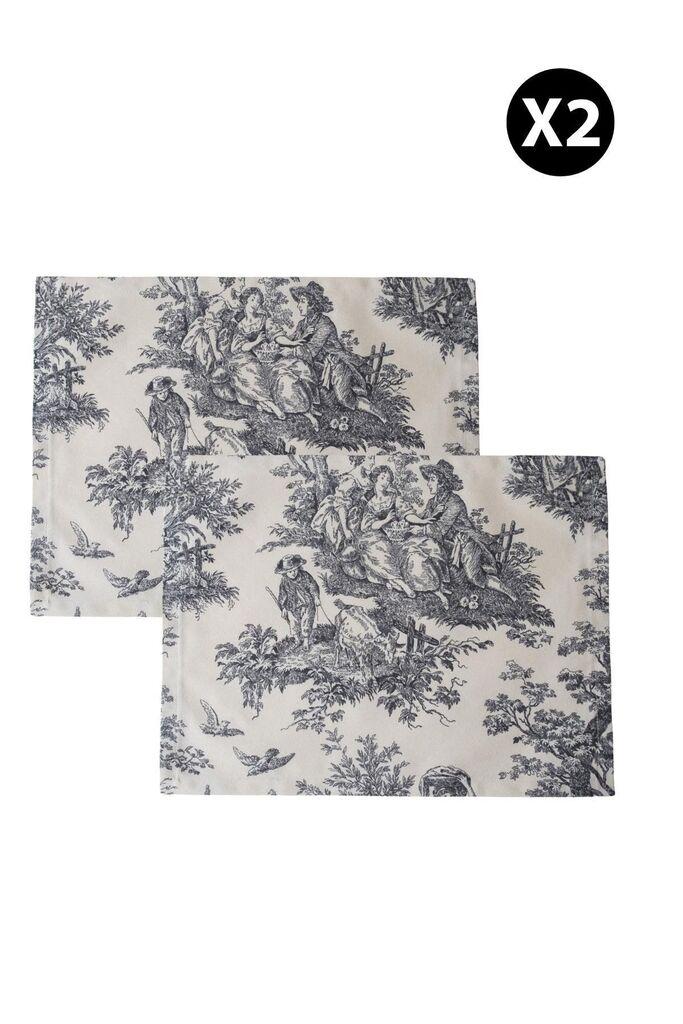 Комплет подметачи за јадење Aberto Design BST054, 2 парчиња, сива