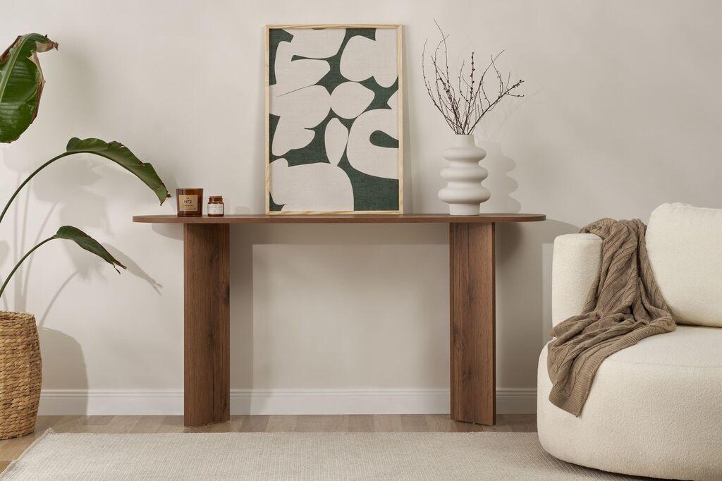Hanah Home Console Cheese, 75x35x150 см, црна