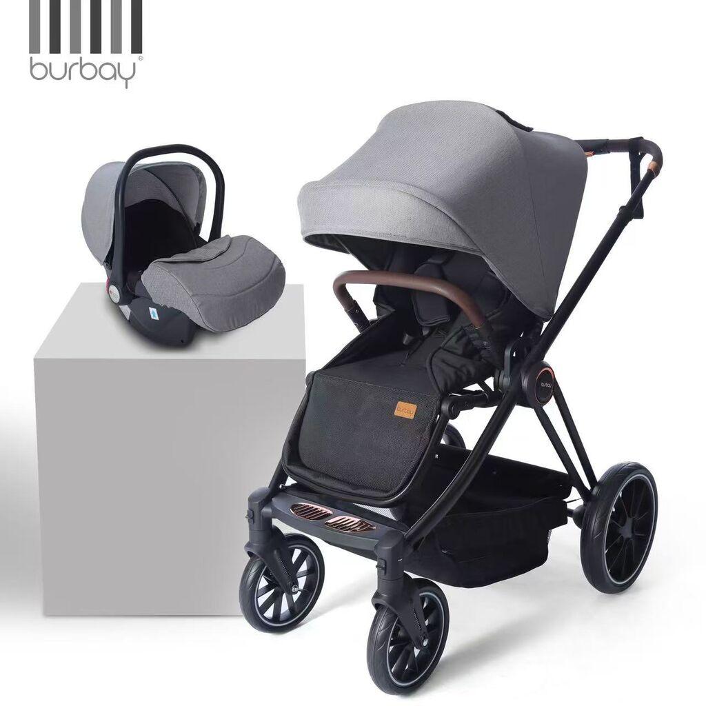 Количка Luccia - BURBAY сива AG202