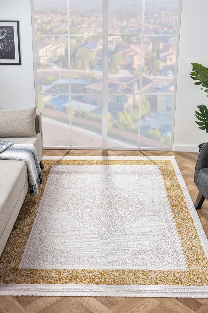 Тепих Conceptum Hypnose 200x290cm Беж-златна боја